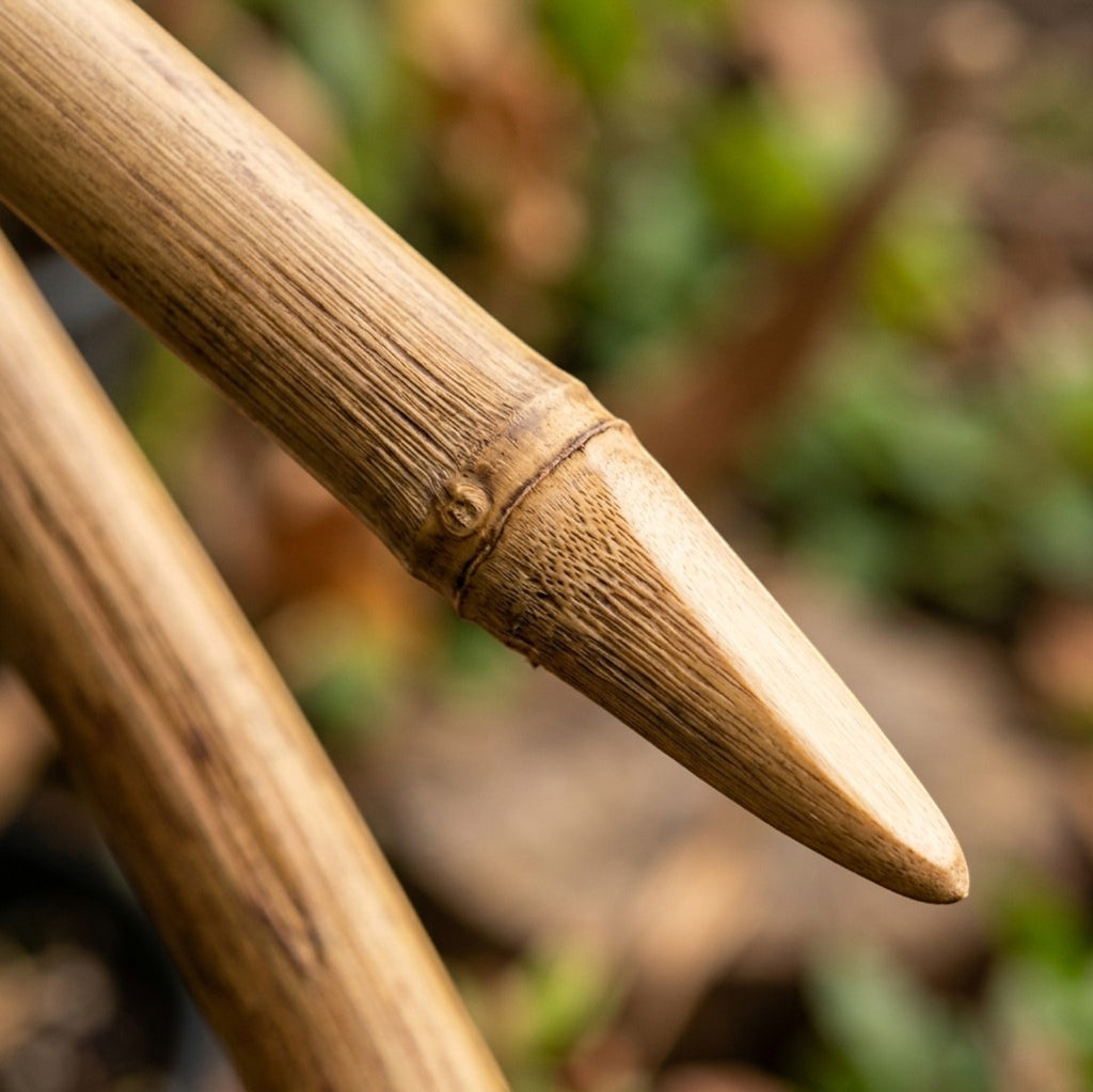 Oravox Bamboo Plant Trellis Stakes 18 in 6-Pack Natural