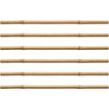 Oravox Bamboo Plant Trellis Stakes 18 in 6-Pack Natural