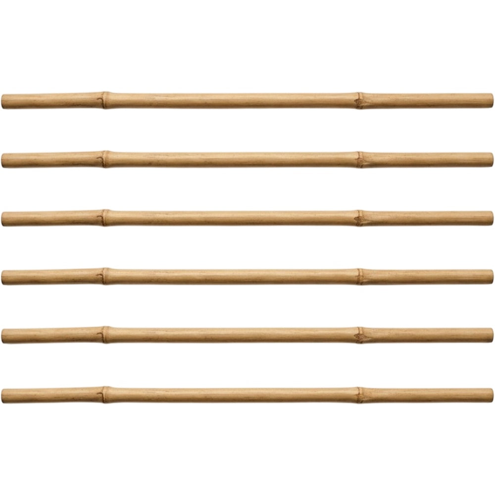 Oravox Bamboo Plant Trellis Stakes 18 in 6-Pack Natural