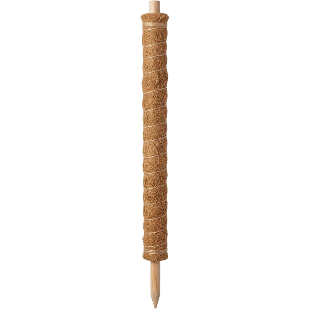 Oravox Moss Pole Plant Support 30 in Coir Brown