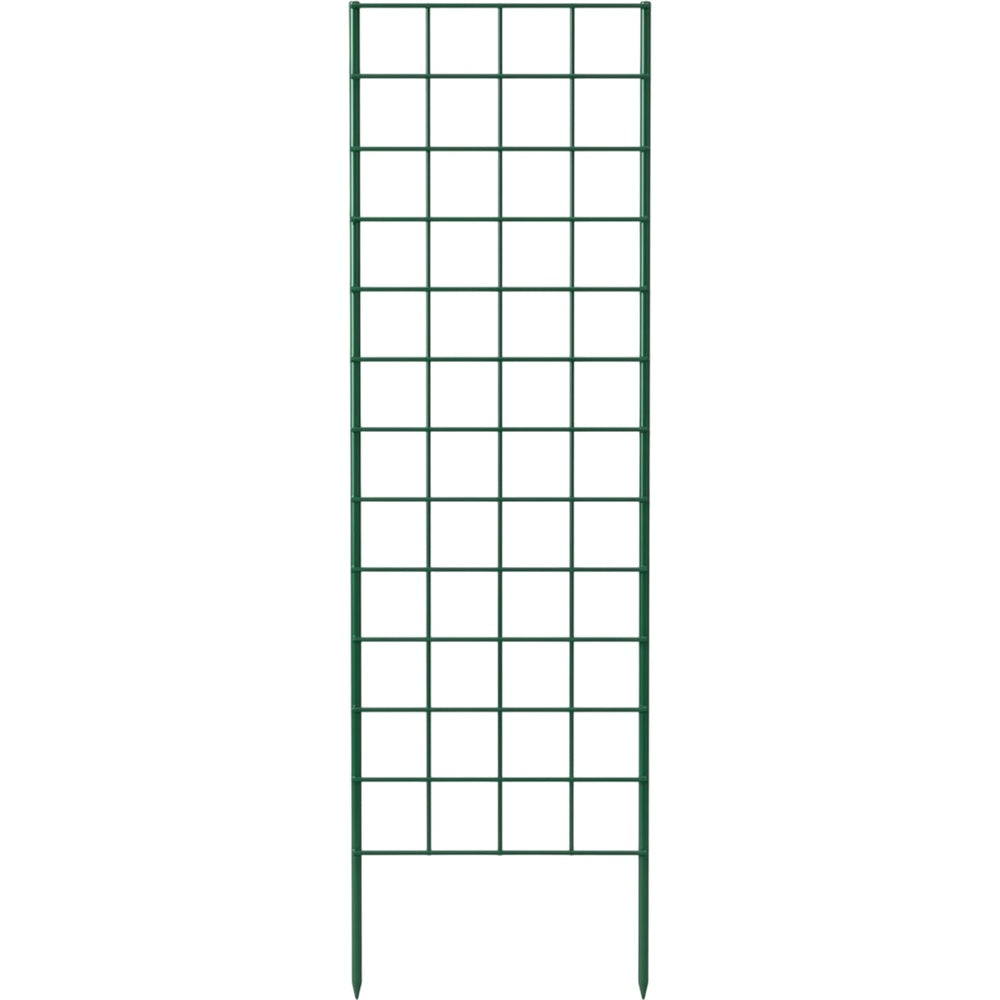Oravox Garden Grid Plant Trellis Panel 36 x 12 in Green